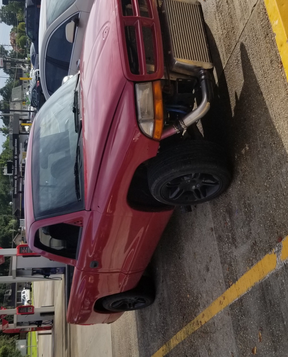 Red 1999 Dodge Dakota R/T