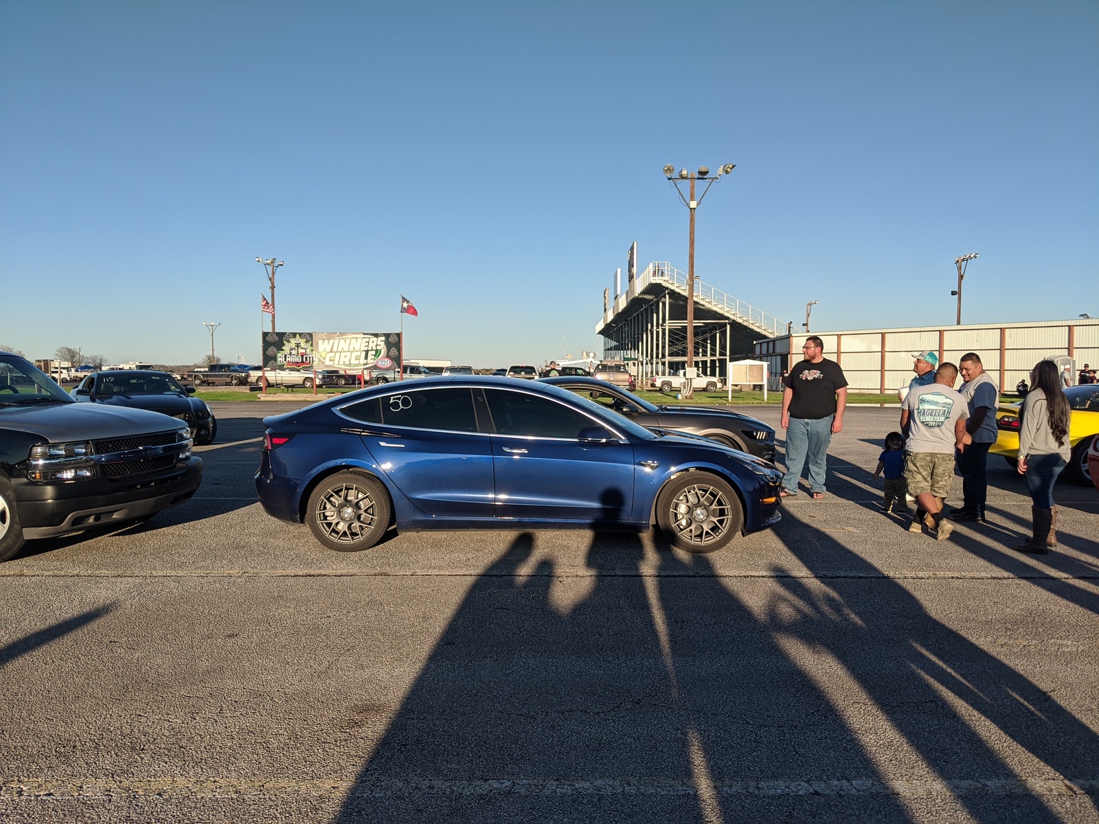 2018 Deep Metallic Blue Tesla Model 3 AWD+ picture, mods, upgrades