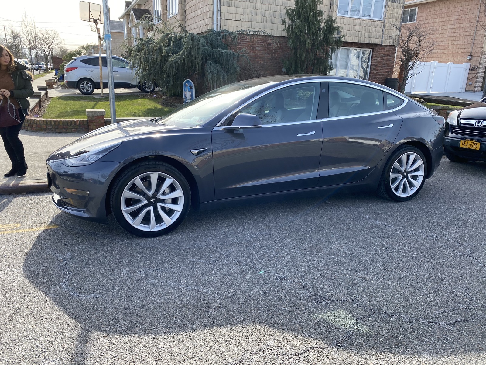 2020 Midnight Silver Metallic Tesla Model 3 Performance Stealth picture, mods, upgrades