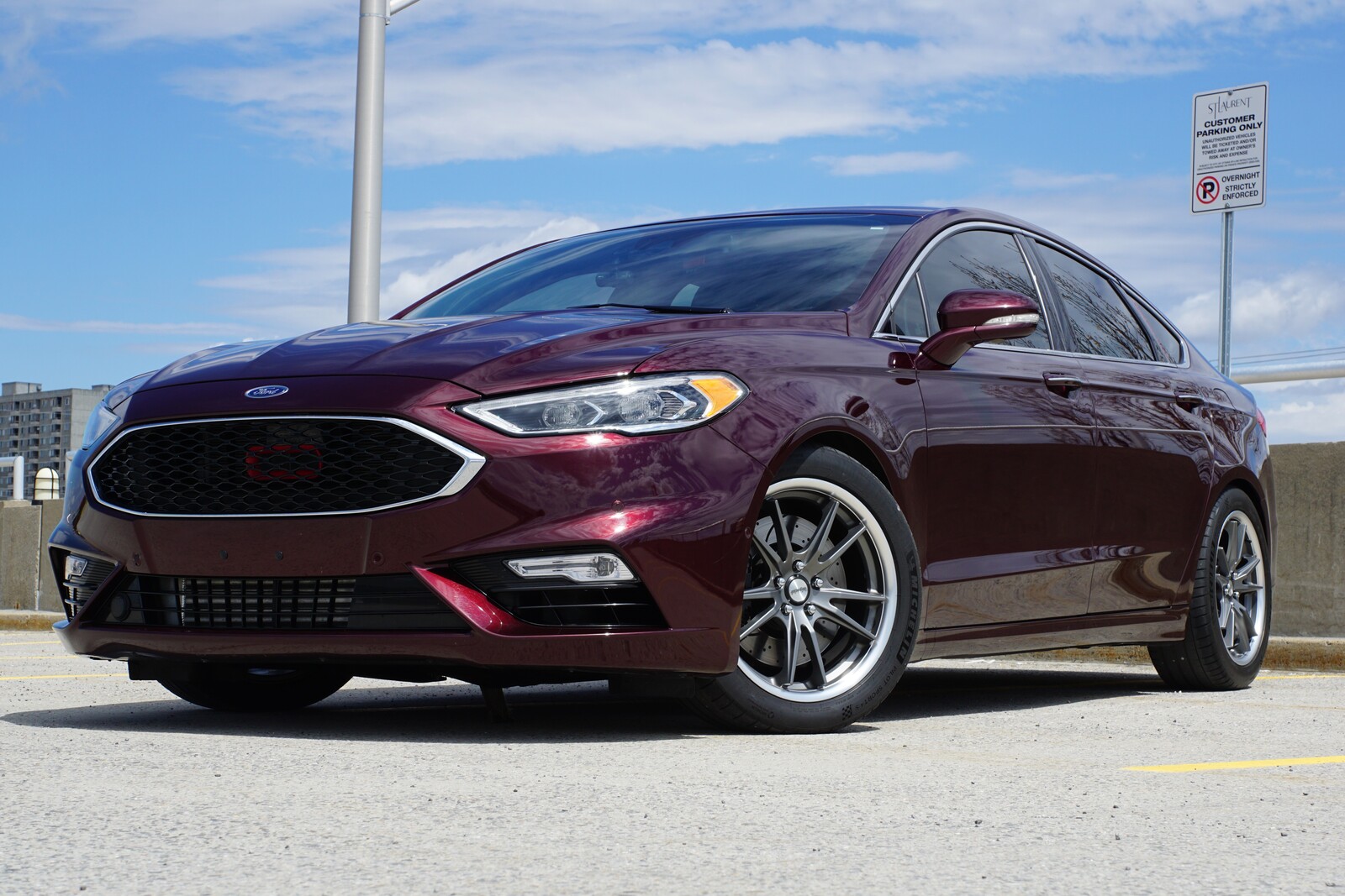 2017 Ford Fusion Sport 1/4 mile Drag Racing timeslip specs