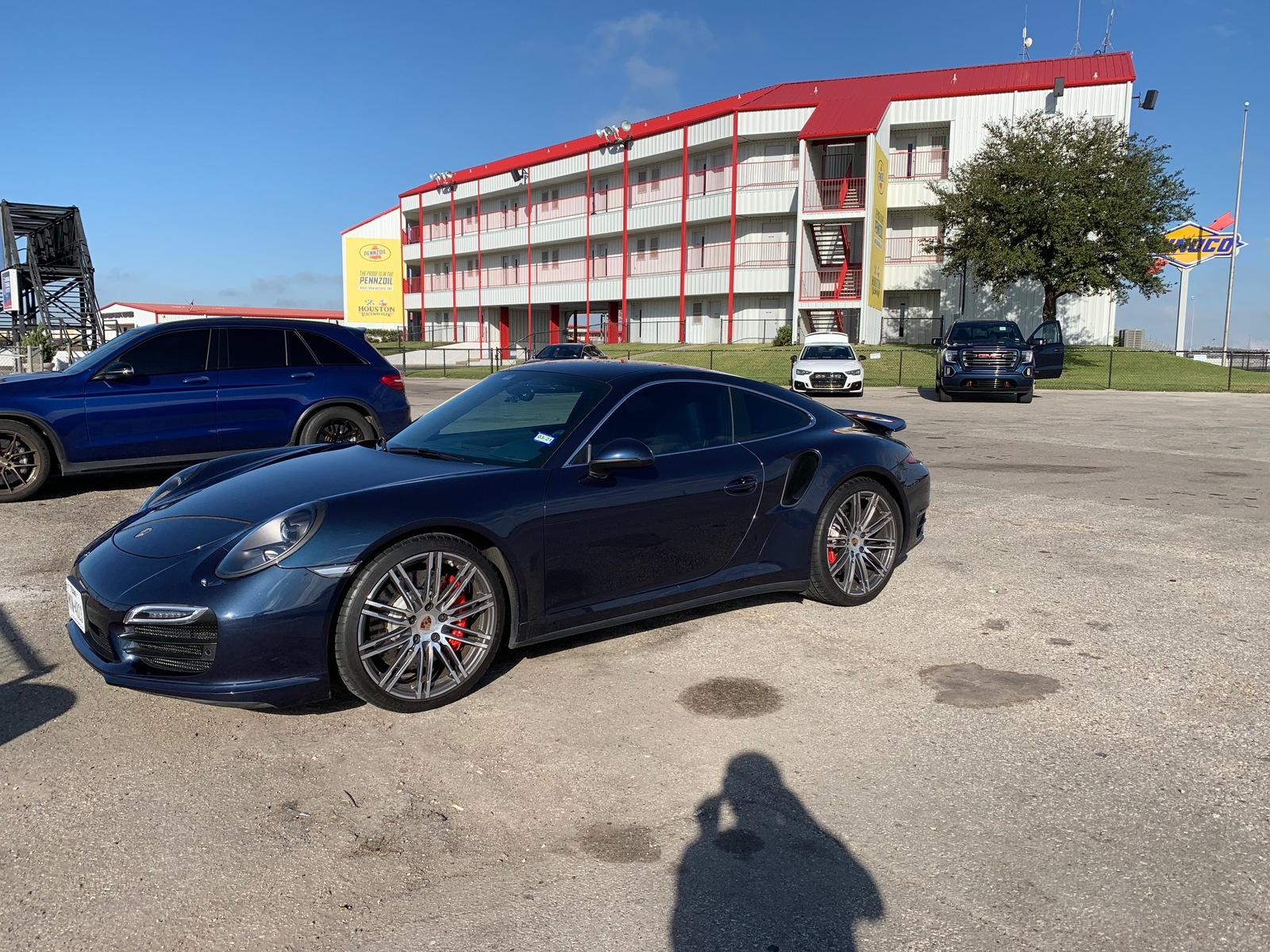 Dark Metallic Blue 2014 Porsche 911 Turbo TT