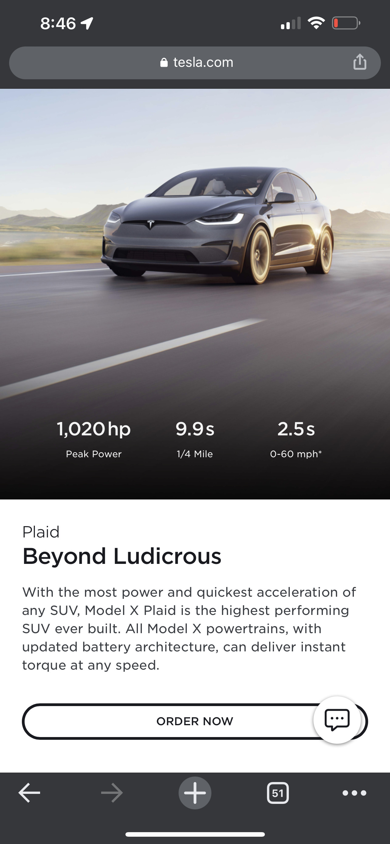  2022 Tesla Model X Plaid