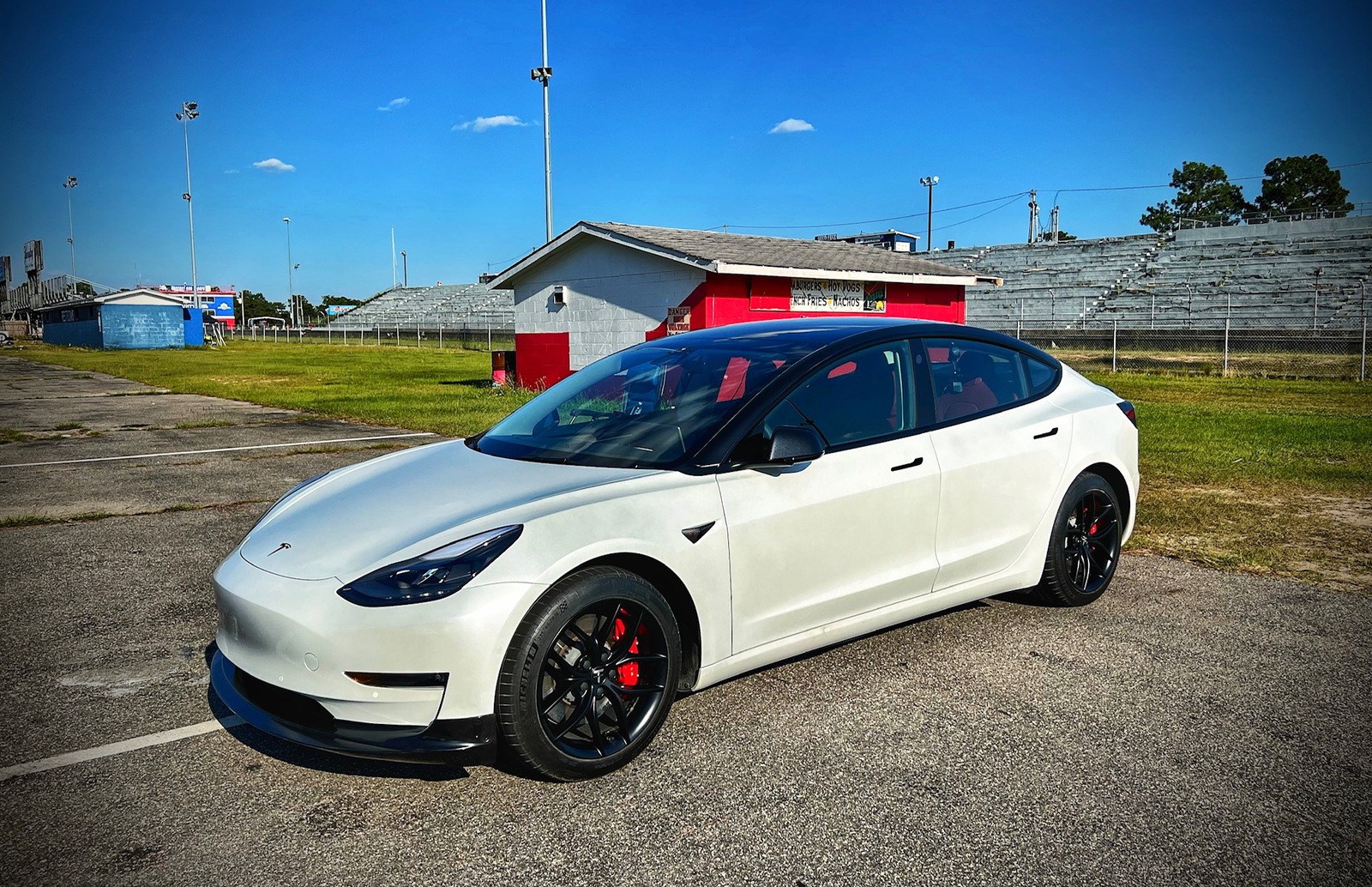 White 2022 Tesla Model 3 Performance