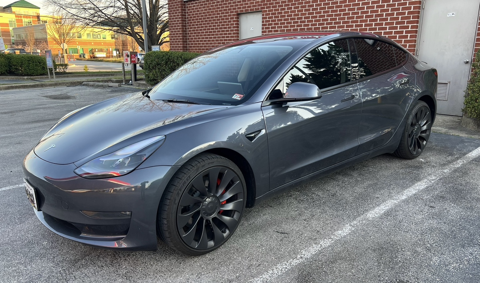Gray 2023 Tesla Model 3 Performance