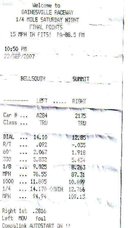 1997  Mercury Cougar XR-7 Timeslip Scan