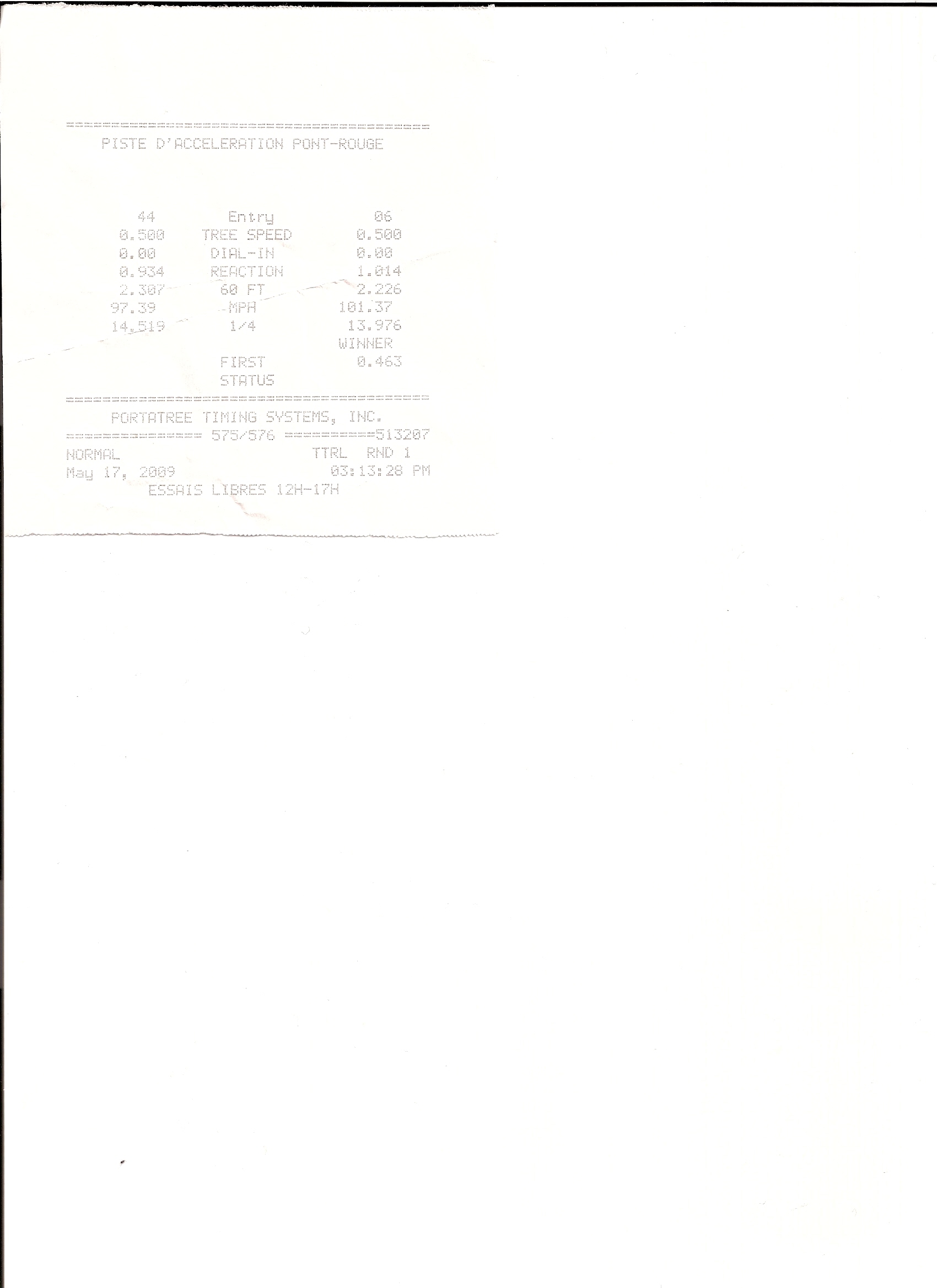 2002  Acura RSX type-s Timeslip Scan