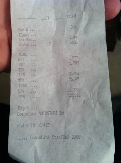 2001  BMW M5 RMS STAGE 2 SUPERCHARGER Timeslip Scan