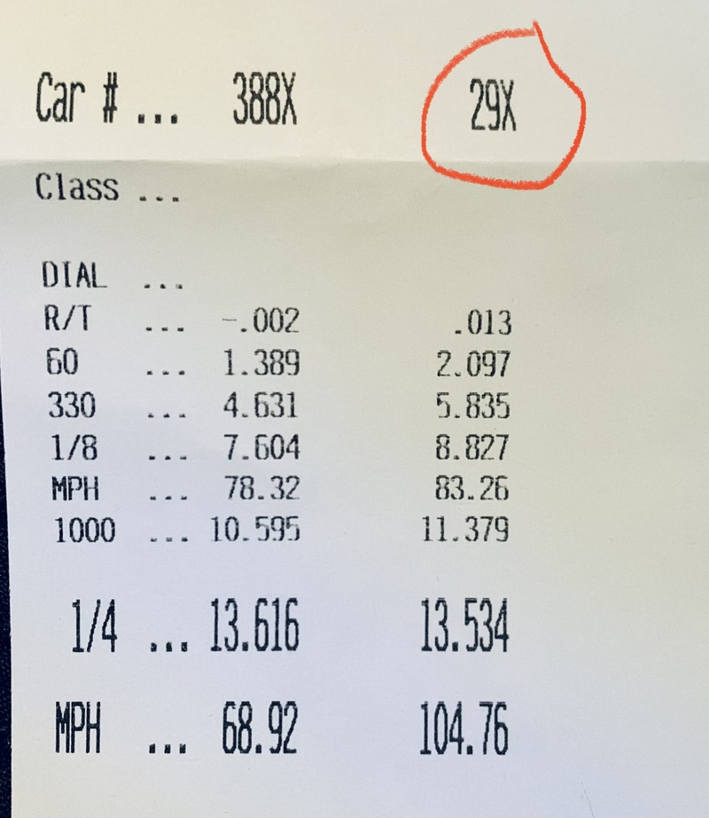 2021 Red Ford F150 PowerBoost  Timeslip Scan