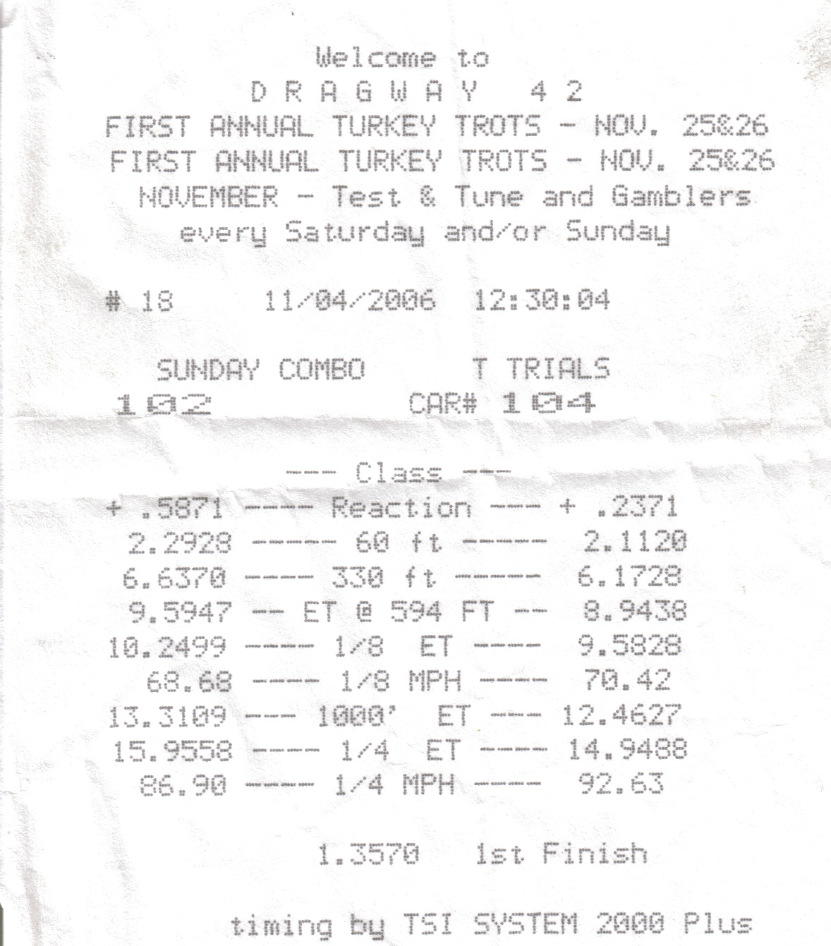 1992  Subaru SVX LS-L 4.44 AWD auto Timeslip Scan