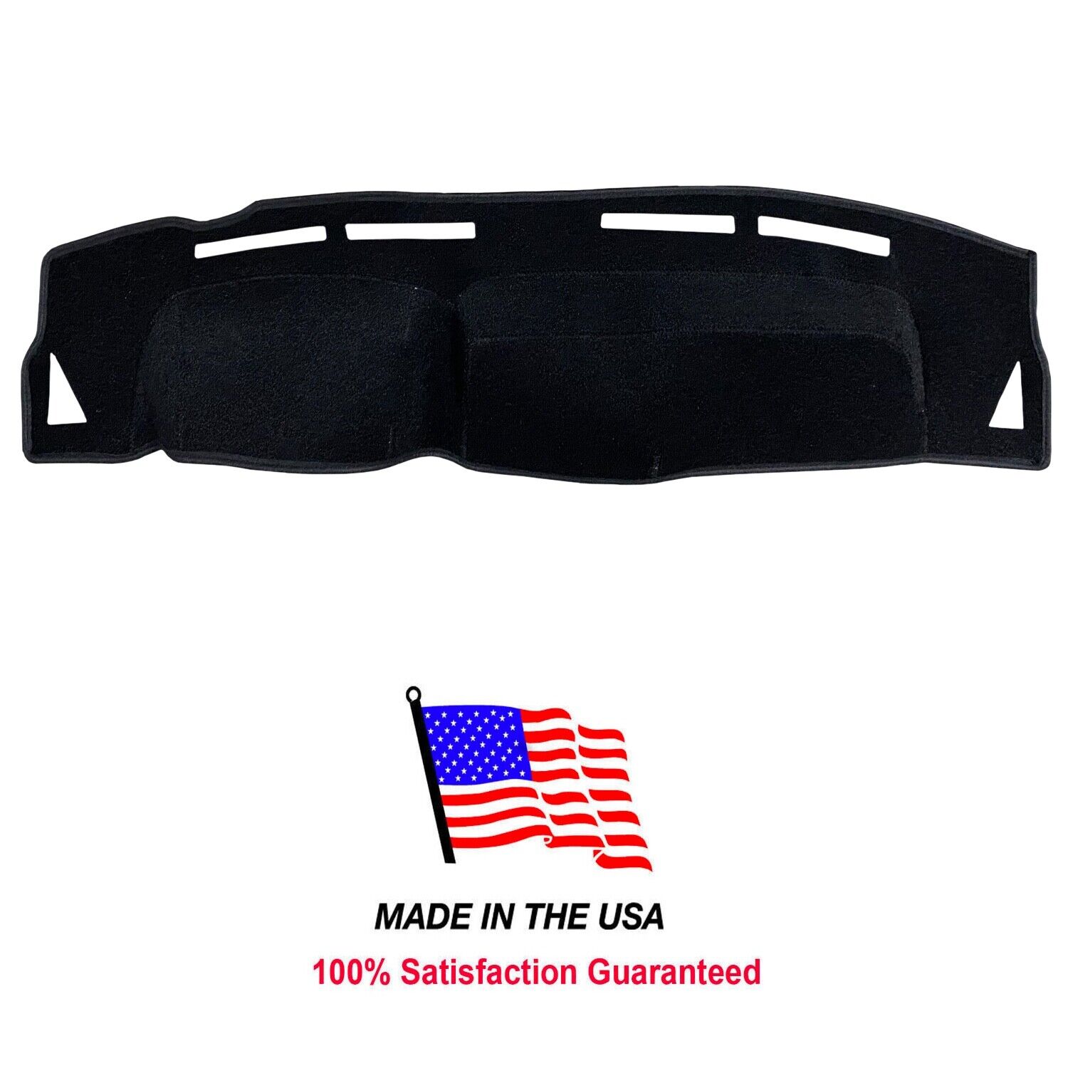 Black Carpet Dash Cover Compatible with Hyundai Excel 1990-1994 Made in USA