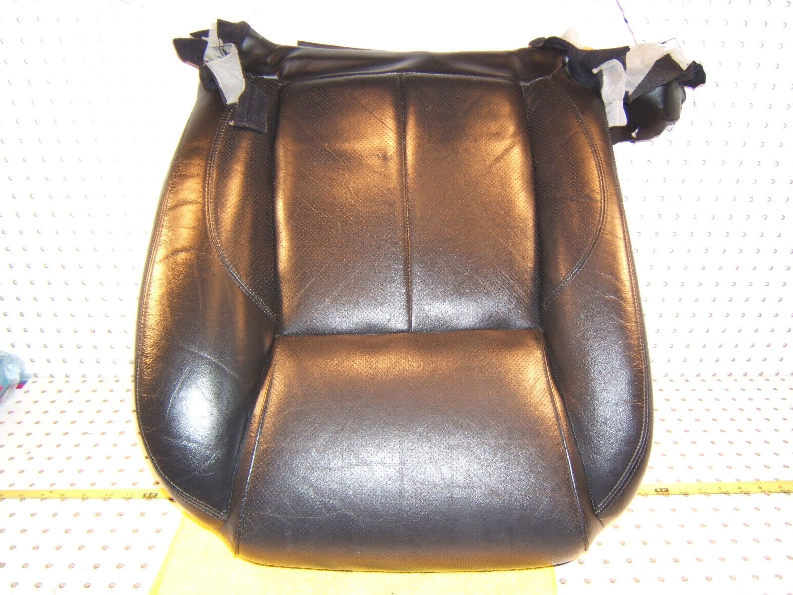 Jaguar 2001 XJR Front RIGHT Pass seat Leather BLACK 1 Cushion /Cover with heat