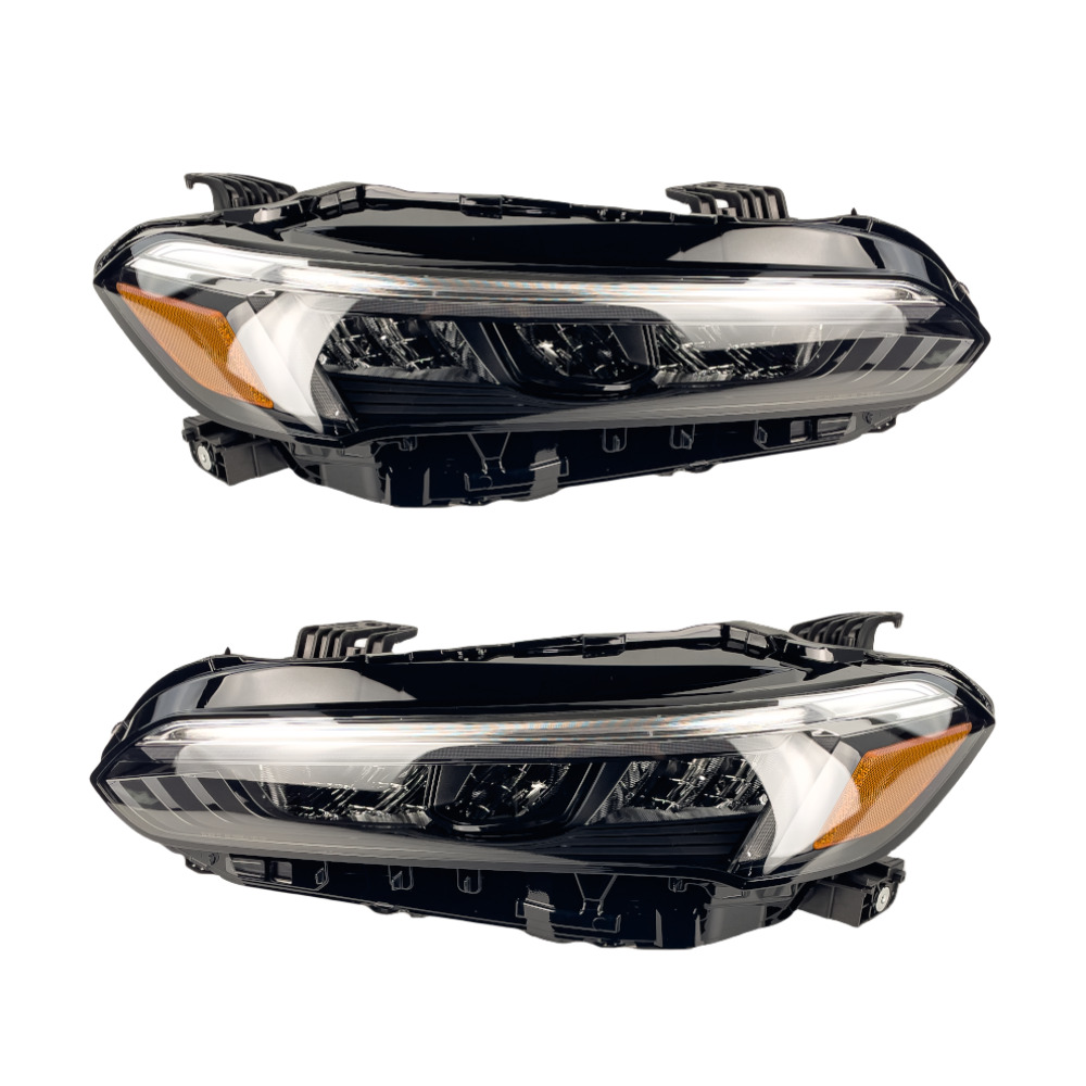 For 2022 2023 Honda Civic Sport Touring LED Headlight Assembly Black Left Right