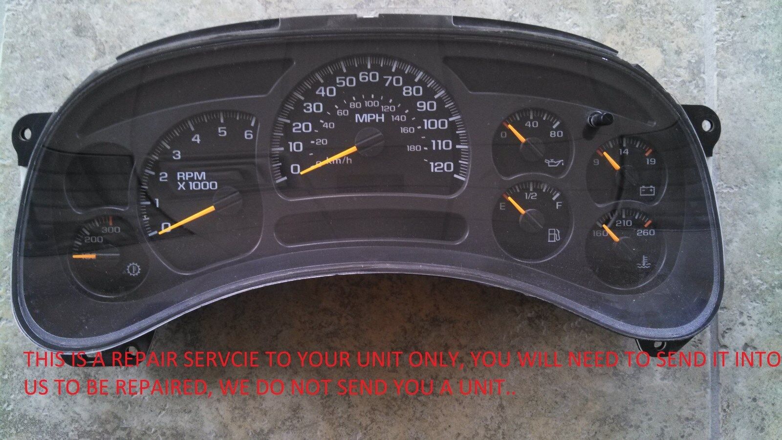 Chevy Silverado Speedometer Instrument Cluster Gauge Repair kit IPC 2003-2006 04