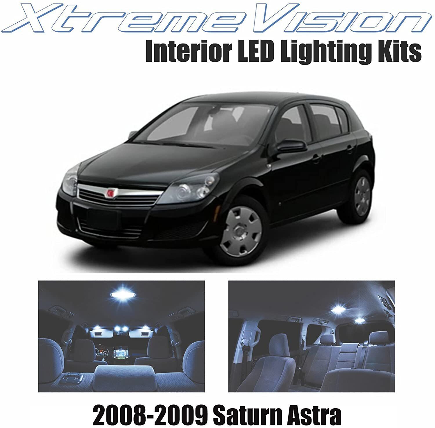 XtremeVision Interior LED for Saturn Astra 2008-2009 (6 Pieces) Cool White...