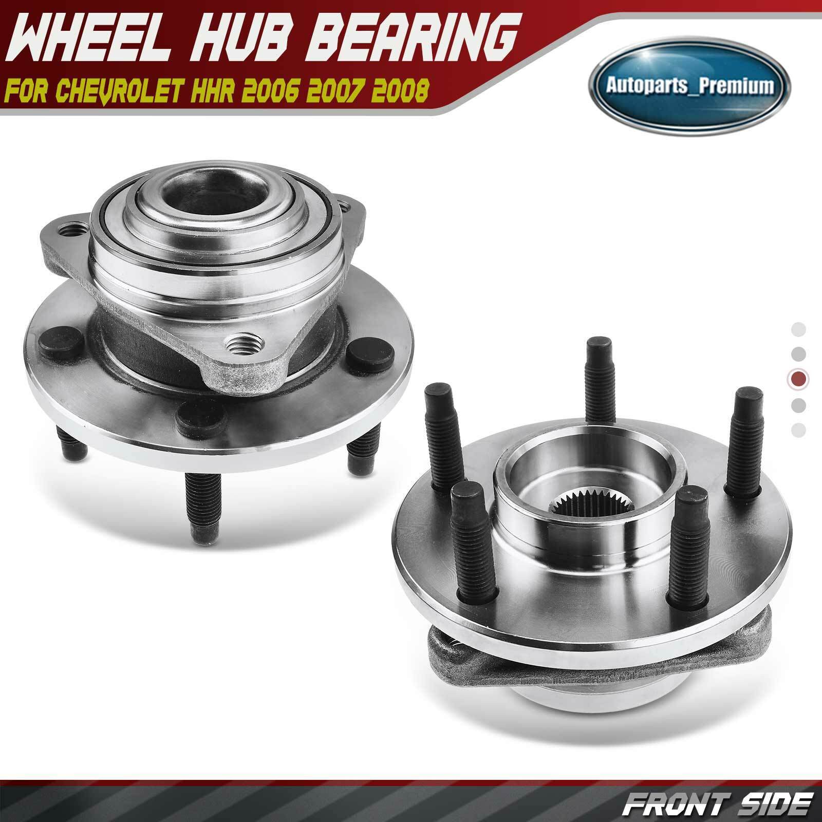 2x Wheel Bearing Hub Assembly for Chevrolet HHR 2006-2008 Front LH & RH w/o ABS