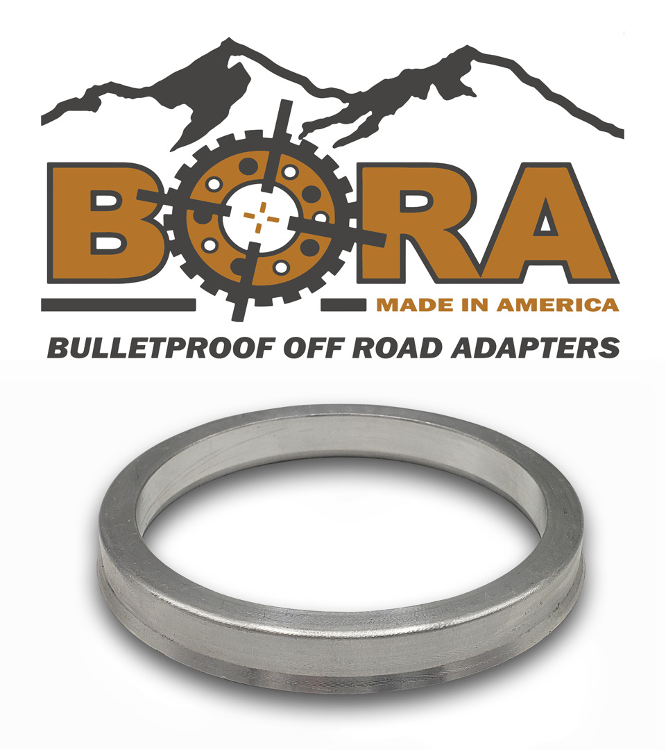 BORA Custom Billet Hub Rings - Set of 4 - USA MADE FORGED 6061 T6
