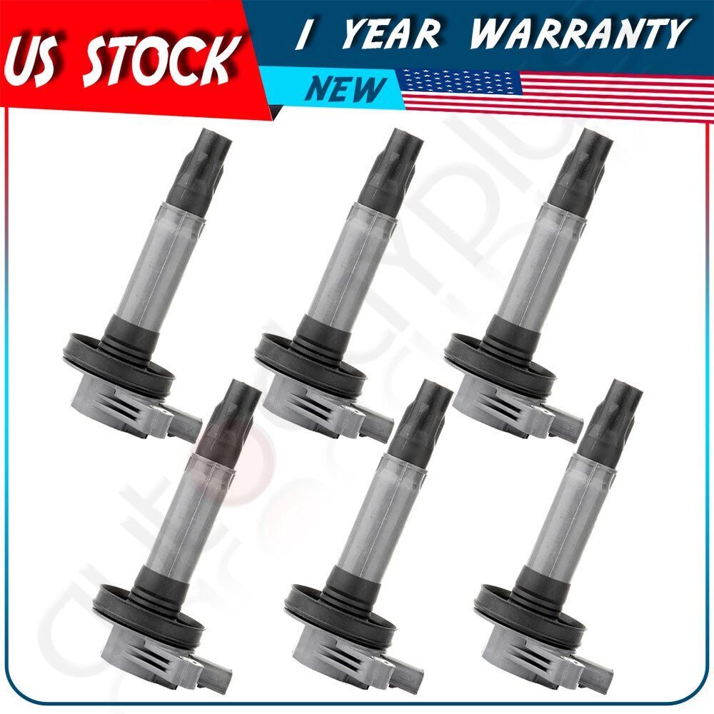 6 Ignition Coil Pack For 2011-2014 Ford F-150 3.7L V6 2010-2012 Ford Fusion 3.5L