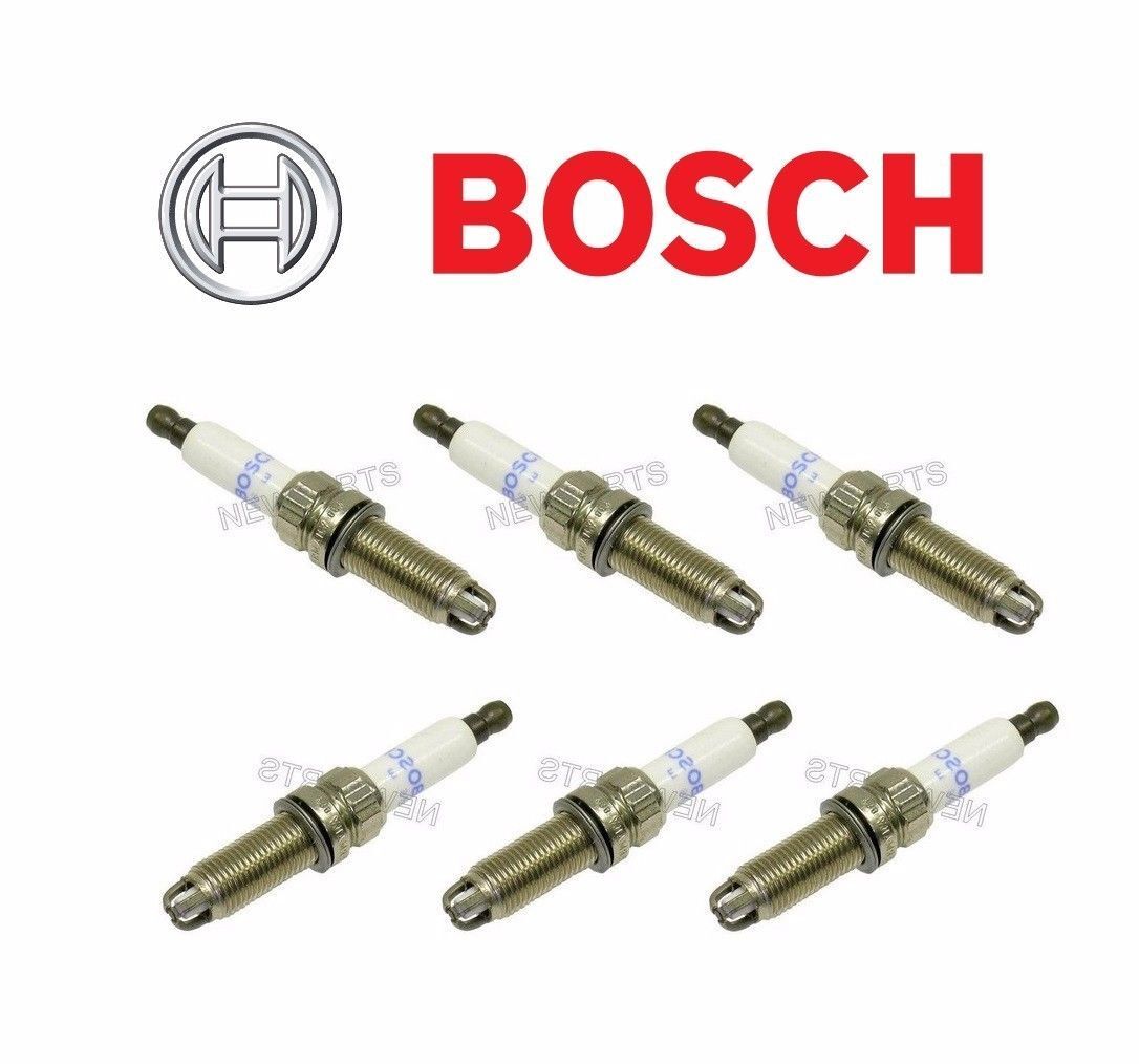Bosch Spark Plugs ZGR6STE2 For BMW E60 E90 E92 E93 135i 335i 535i NEW 6x
