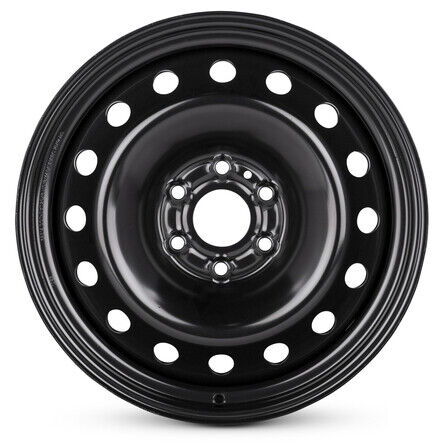 New Wheel For 2003-2021 Chevrolet Silverado 1500 20 Inch Black Steel Rim