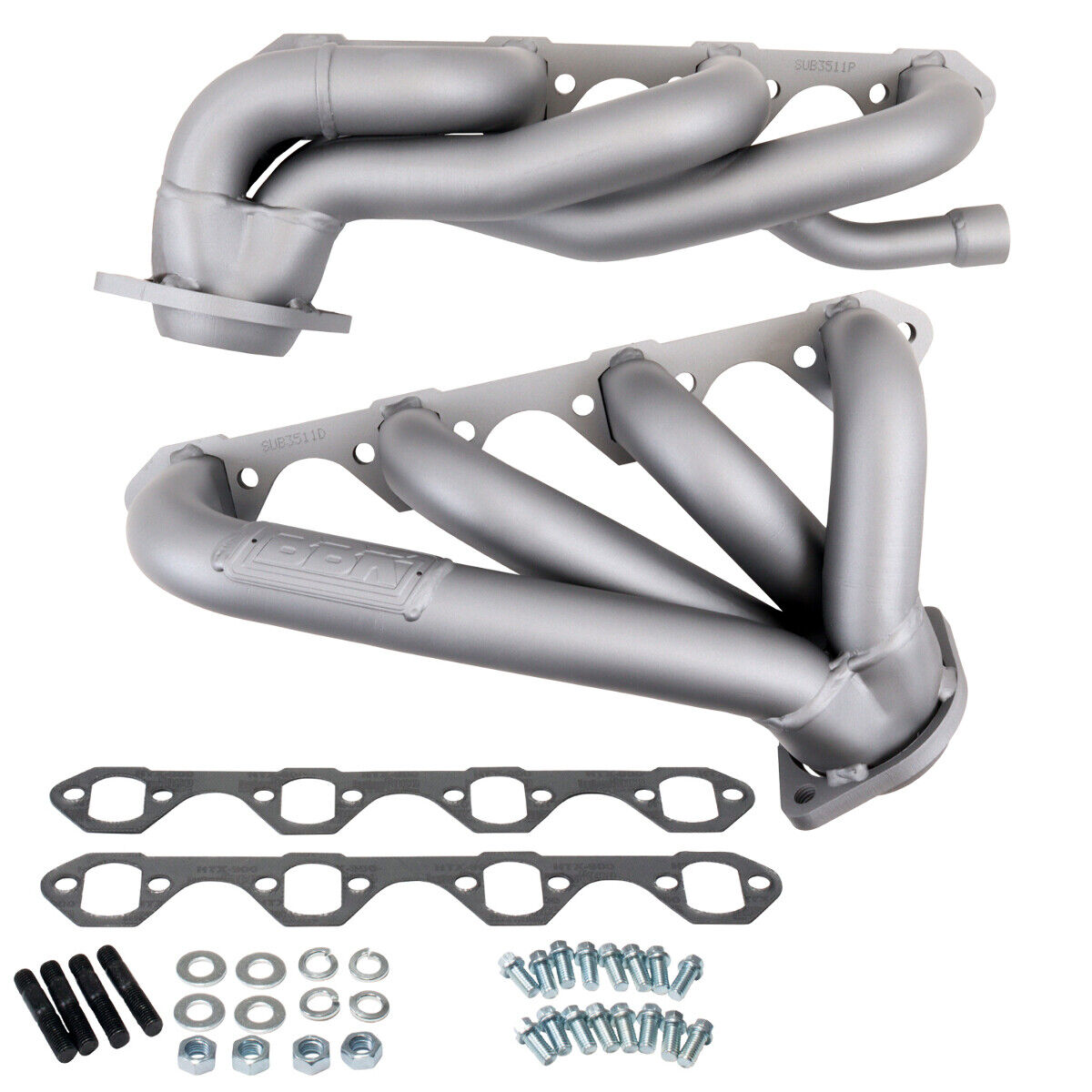 Fits 1987-1995 Ford F150 351W 1-5/8 Shorty Exhaust Headers-Titanium-3511
