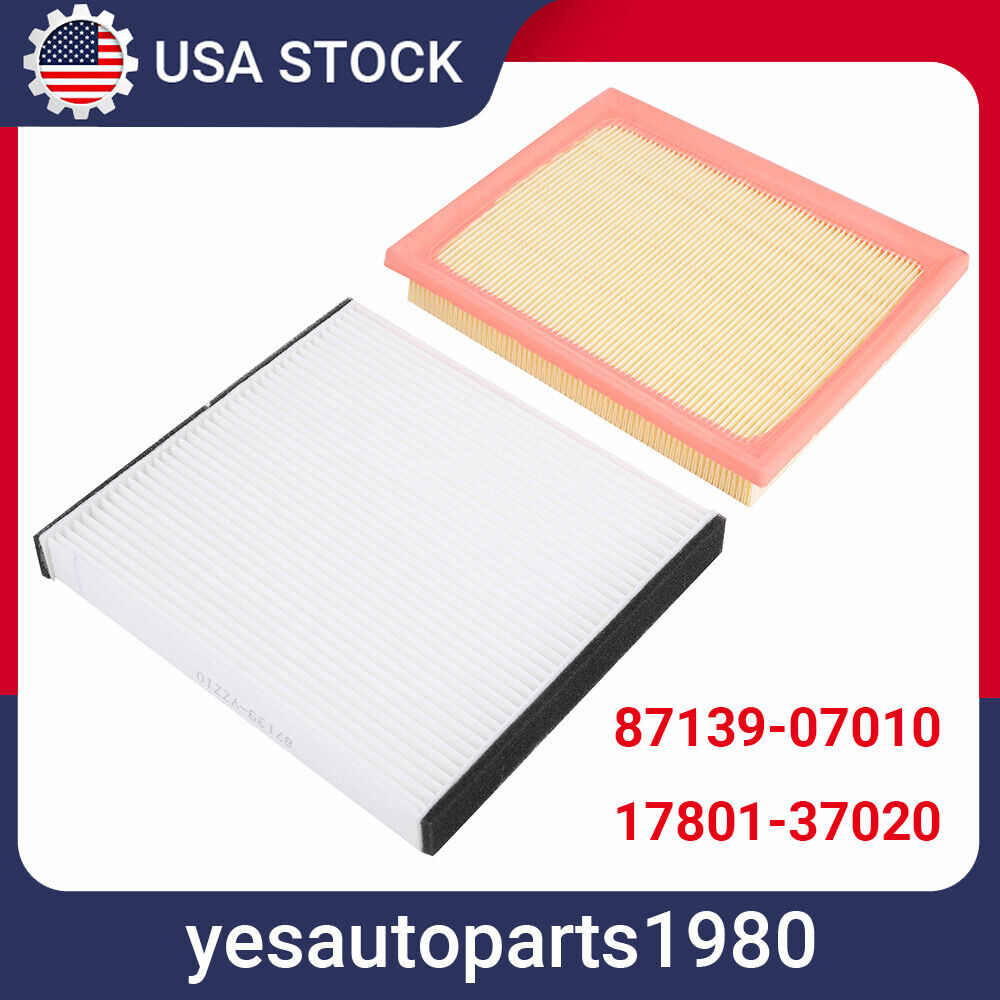 Engine & Cabin Air Filter Combo Set Fit For 2010-15 Toyota Prius 4-Door l4 1.8L