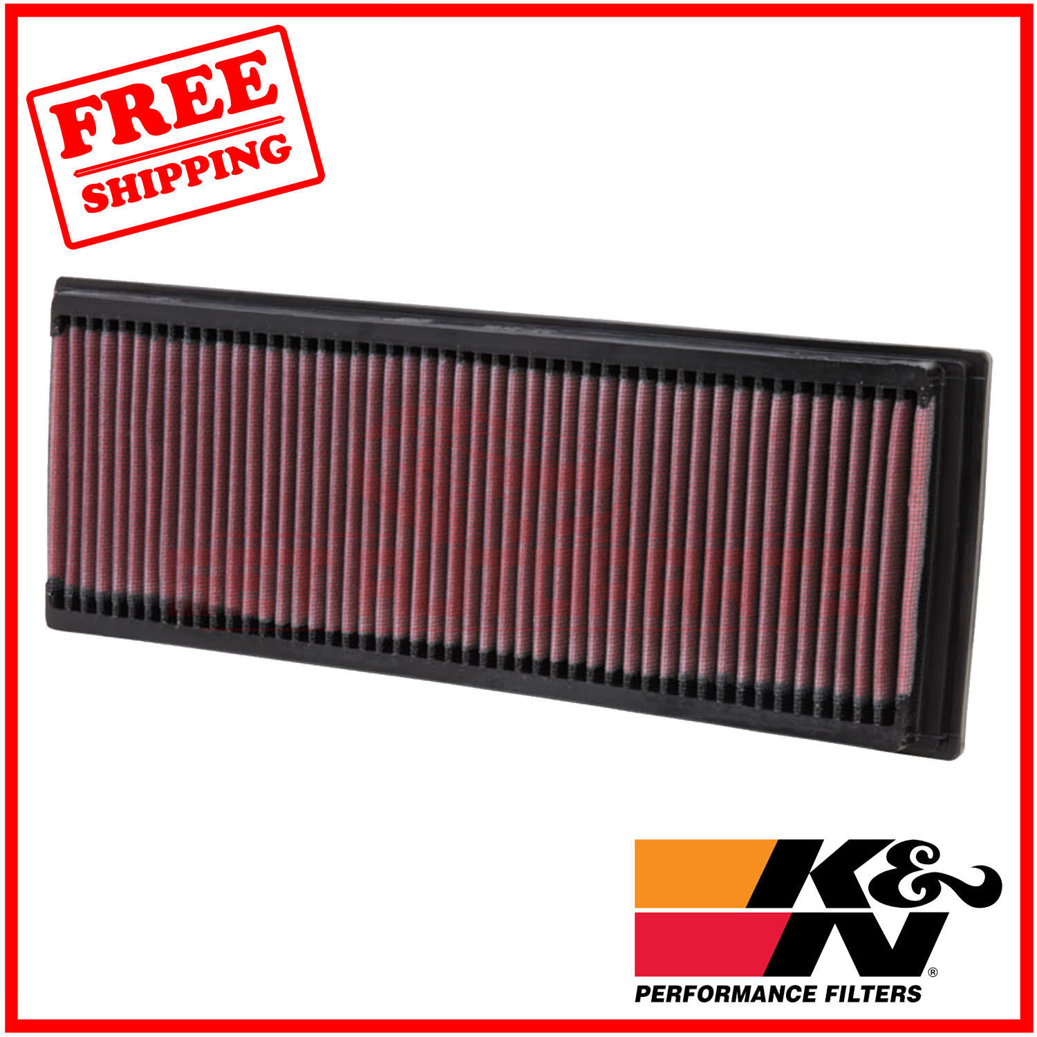 K&N Replacement Air Filter for Mercedes-Benz SL55 AMG 2003-2008