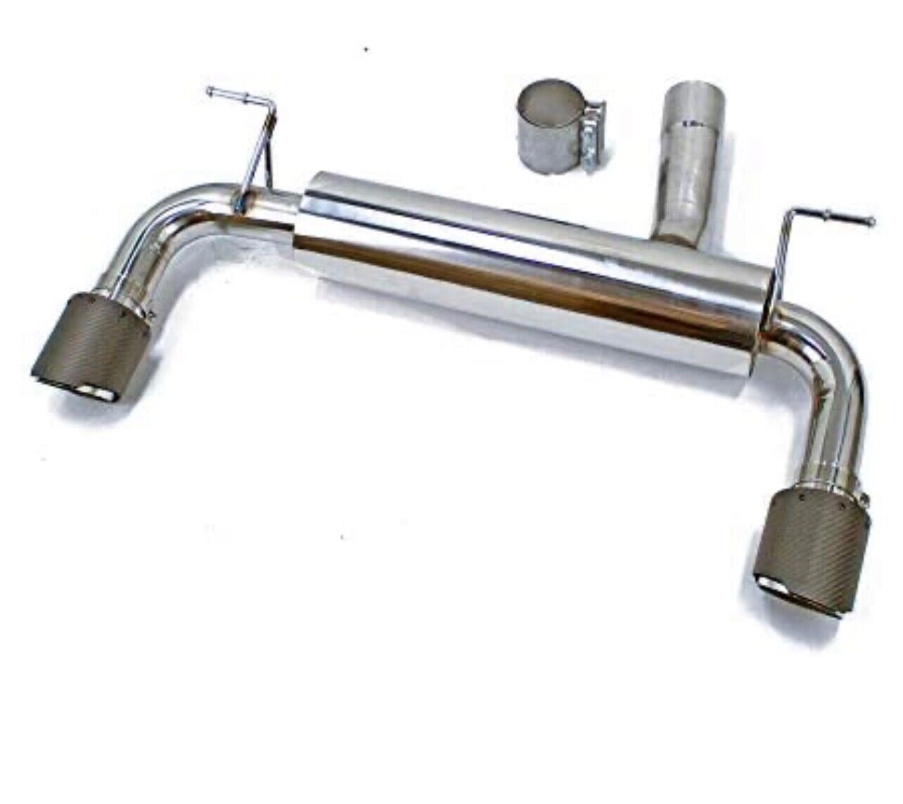 Rev9 CB-211_1 Stainless Steel Axle-Back Sports Exhaust System w/Carbon Fiber Tip
