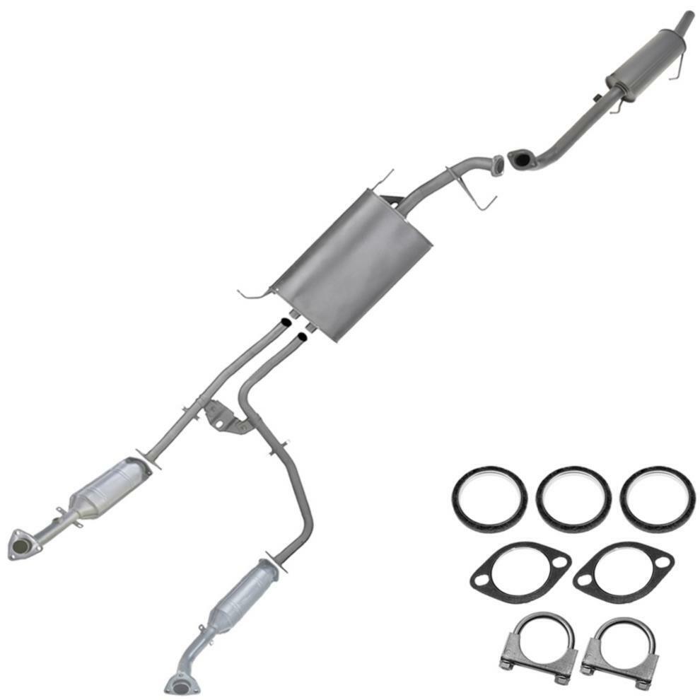 Resonator Pipe Muffler System Kit fits:02-04 Nissan Pathfinder 02-03 InfinitiQX4