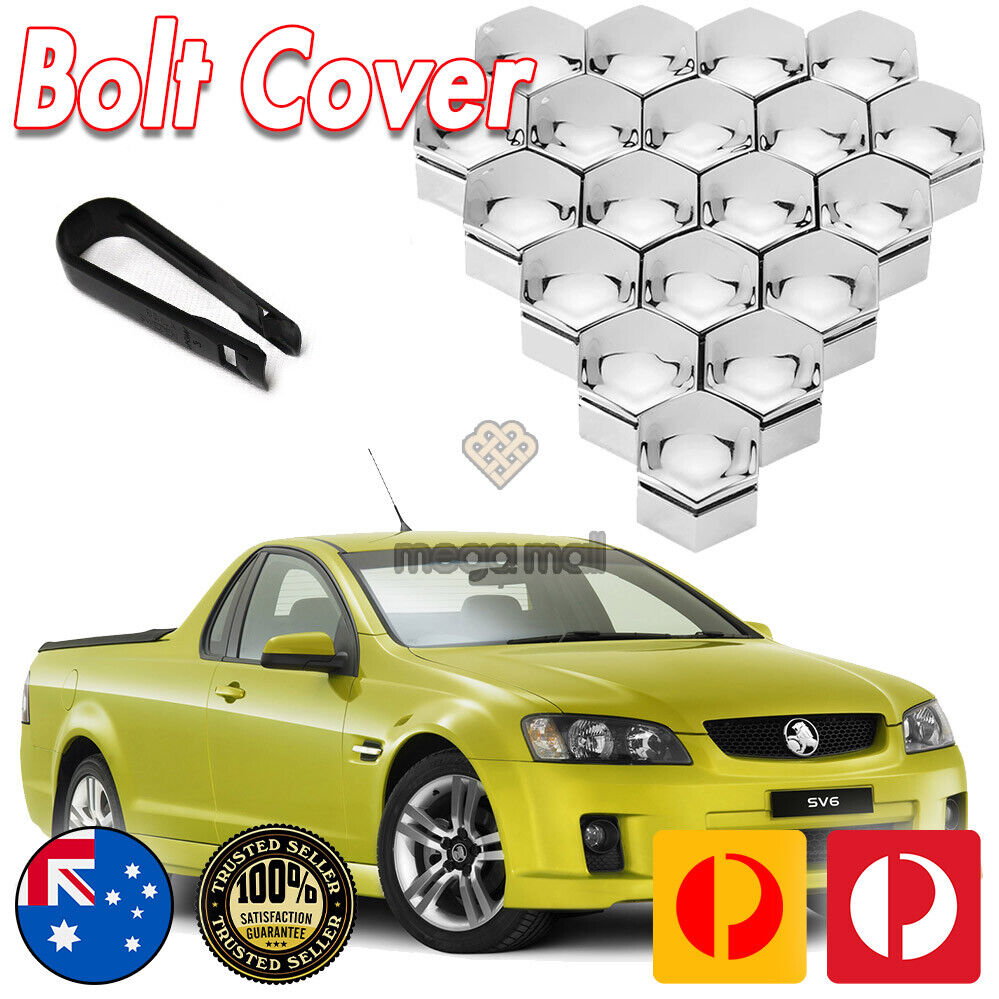 Chrome Wheel Nut Caps Covers for Holden VE to VF WM Commodore SV6 SSV HSV Maloo