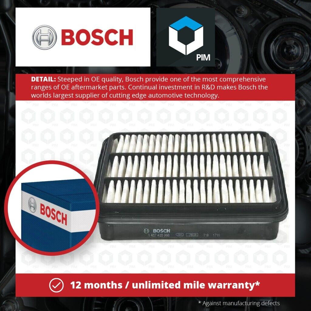 Air Filter fits MITSUBISHI FTO DE3A 2.0 94 to 00 Bosch MB906051 MB906052 Quality