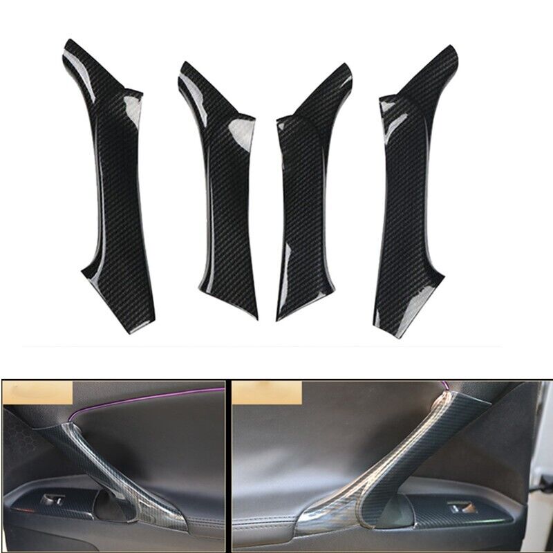 For Lexus IS F 250 350 2006-2013 Carbon Fiber Interior Door Armrest Panel Trim