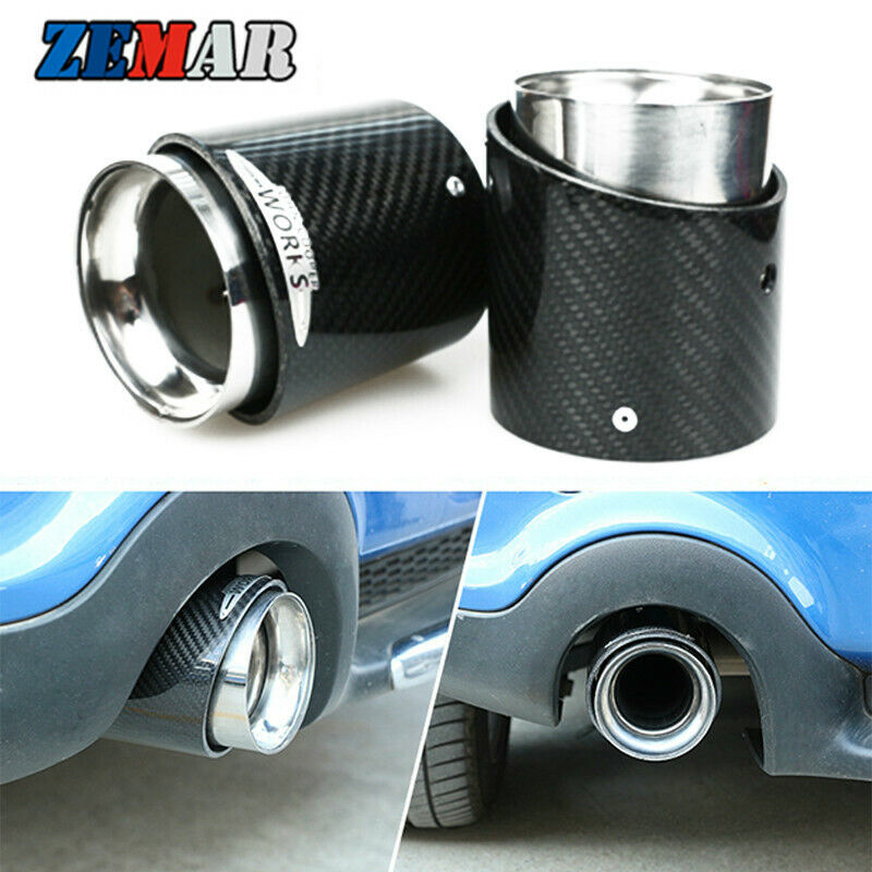 1PC For MINI Cooper F55 F54 F56 F57 F60 R55 R56 R57 R58 R60 Car Exhaust Pipe Tip