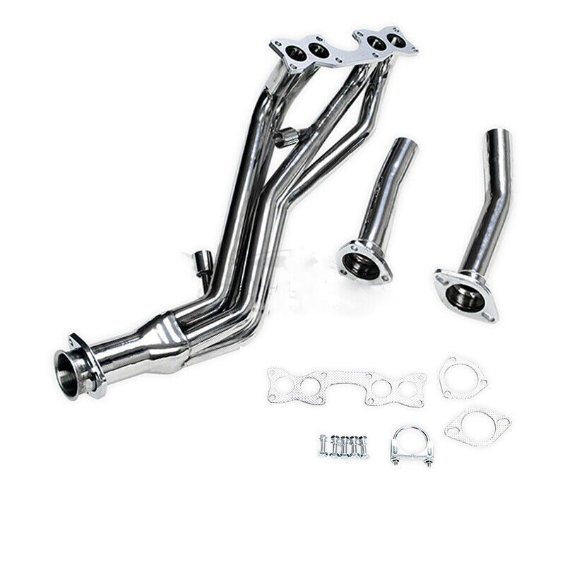 Exhaust Pipe Header Fits For 90-95 Nissan D21 Hardbody Pickup Truck 2.4L 4WD 4X4