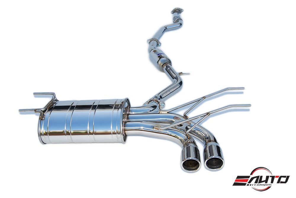INVIDIA Q300 70mm Dual Stainless Tip Catback Exhaust for Miata MX5 MX-5 16-23 ND