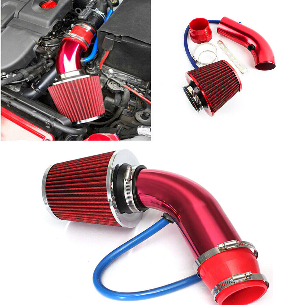Car Cold Air Intake Filters Alumimum Induction Pipe Hose System Kit Accessories
