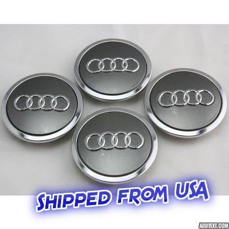 Audi Center Cap Emblem Badge Logo 69mm 4B0601170A fits A3 A4 A8 A5 RS4 RS9 TT Q7
