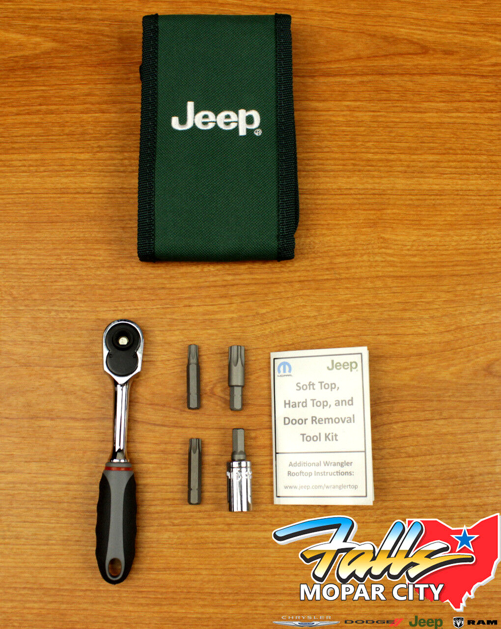 2007-2019 Jeep Wrangler JK Hard Top & Door Install & Removal Tool Kit OEM Mopar