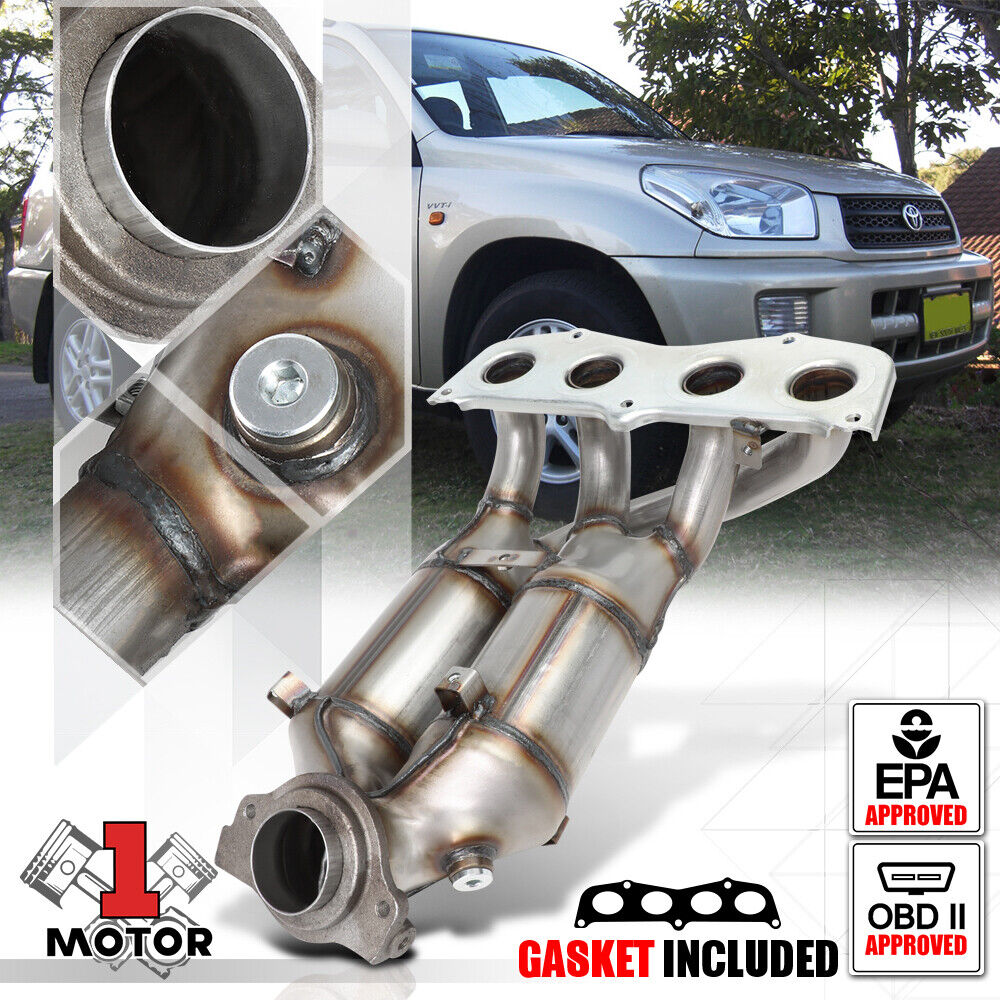 Exhaust Header Manifold Catalytic Converter for 01-03 Toyota RAV4 2.0 4Cyl XA20