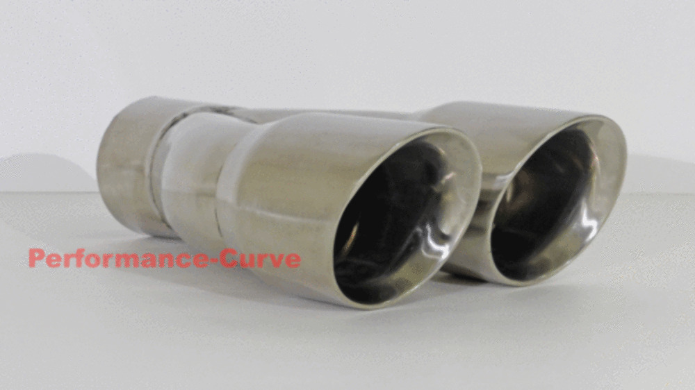 Stainless Steel Exhaust Tip Dual Parallel 3\