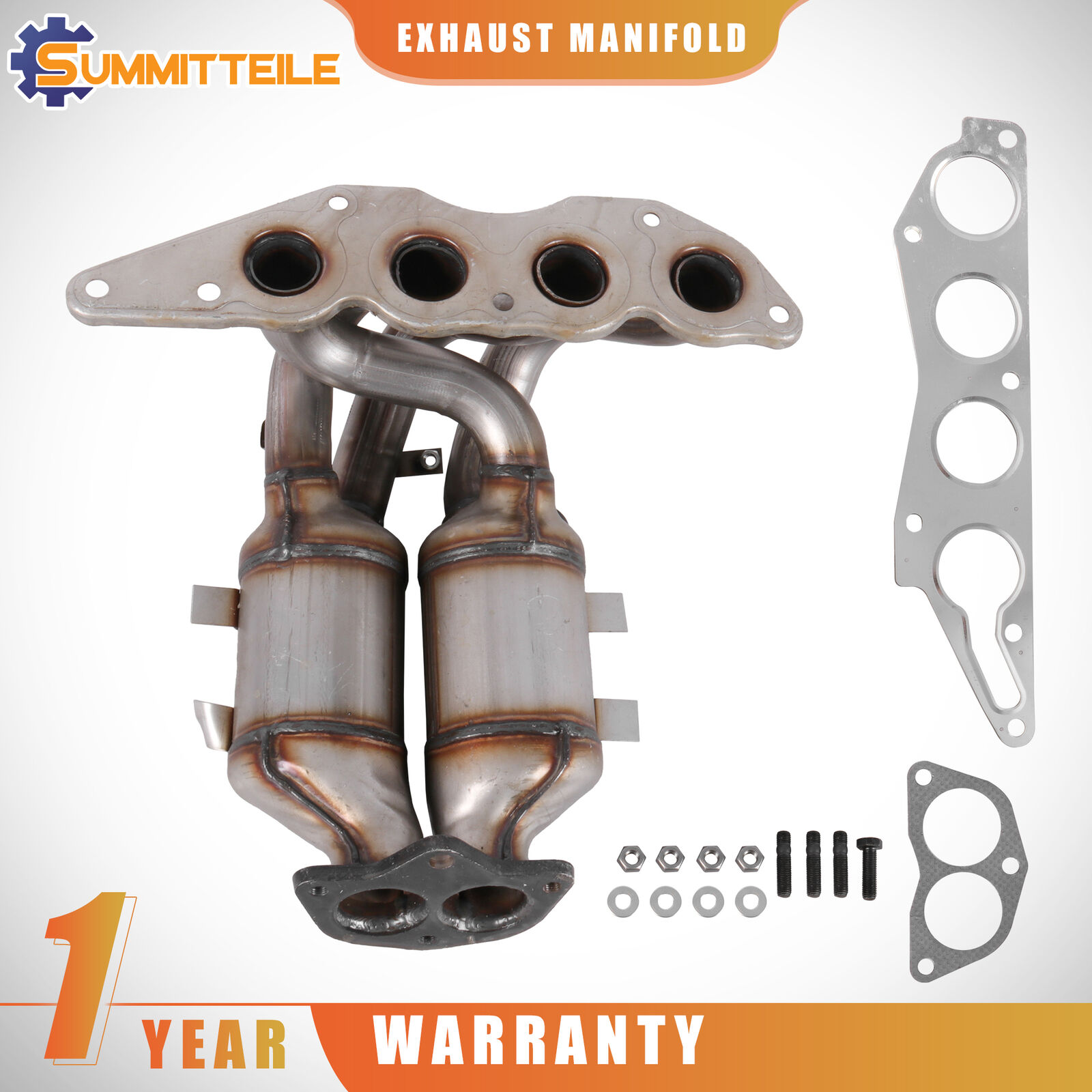 Front Exhaust Manifold Catalytic Converter For 04-12 Mitsubishi Galant 2.4L