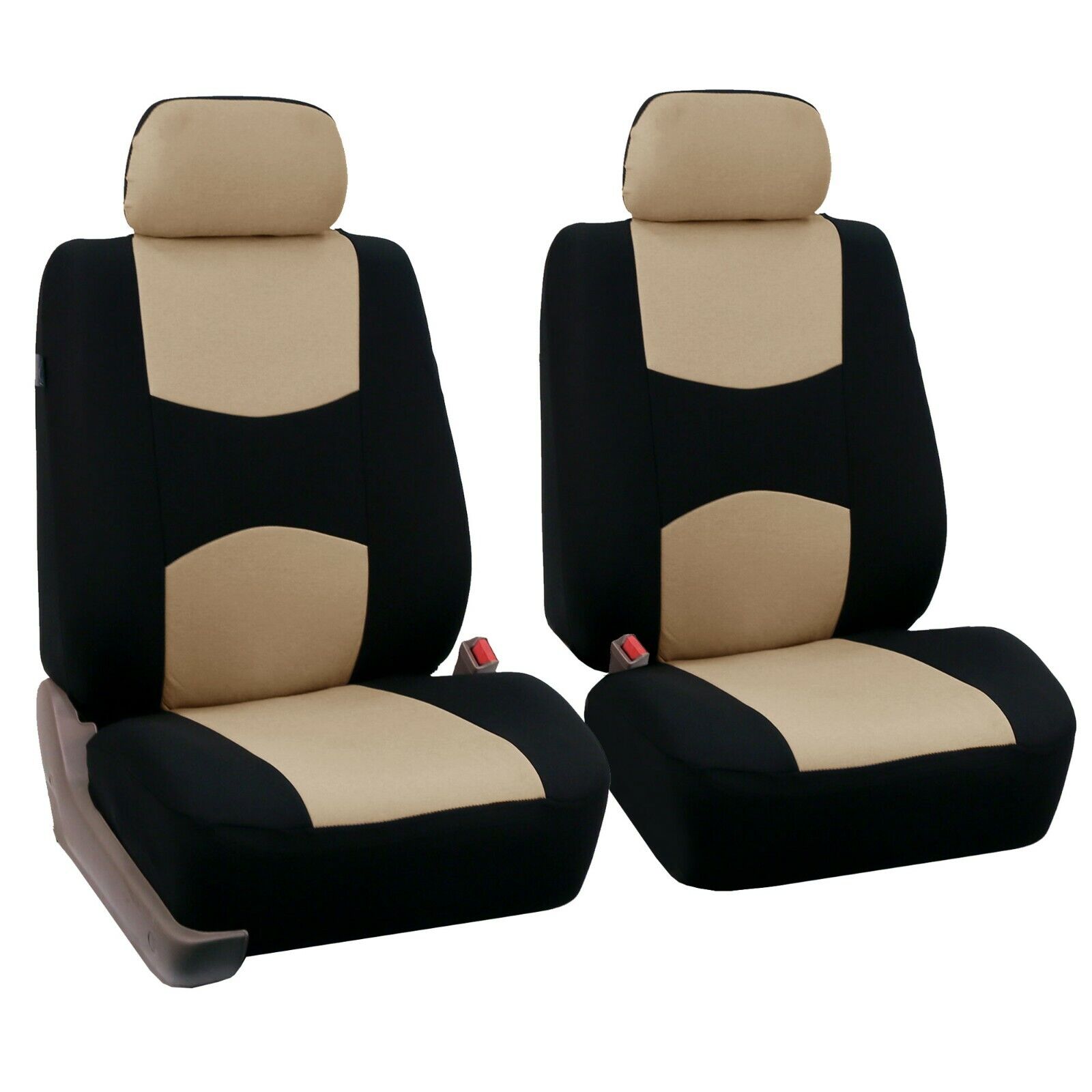 Car Seat Covers Flat Cloth Front Set Universal Fit for Auto Truck SUVs