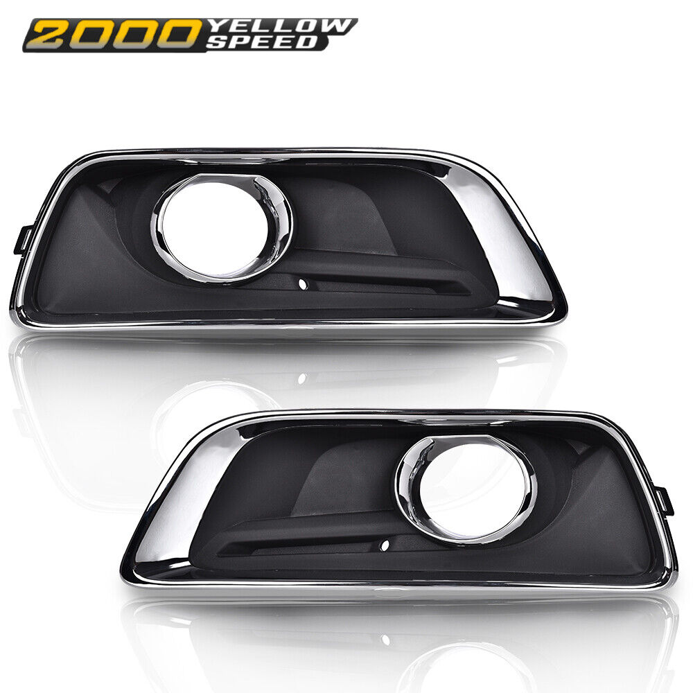 Fit for Chevy Malibu 2013 2014 2015 & 2016 Limited Fog Light Cover Grille Bezel 