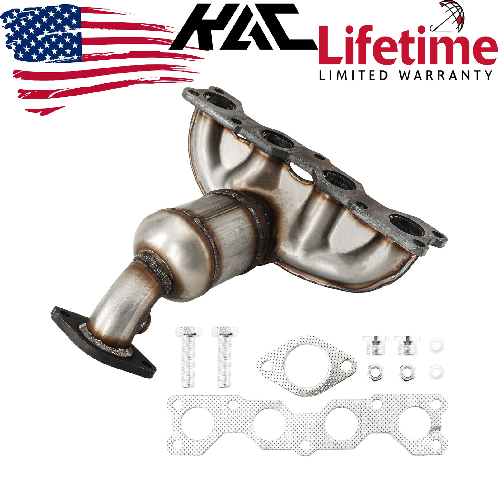 Exhaust Manifold Catalytic Converter For Hyundai Santa Fe Sport L4 2.4L 2014-15