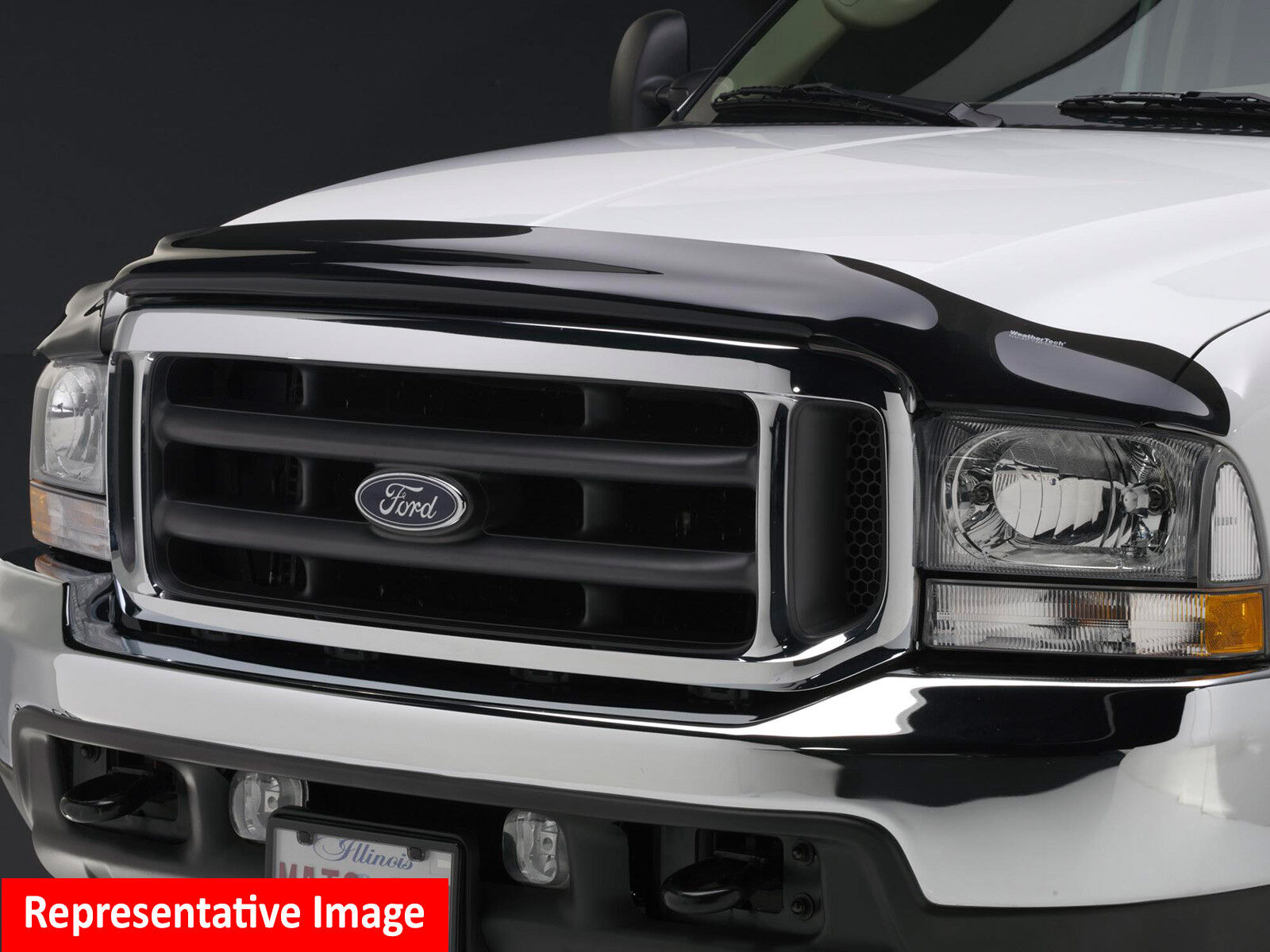 WeatherTech Stone & Bug Deflector Hood Shield for Ford Super Duty / Excursion
