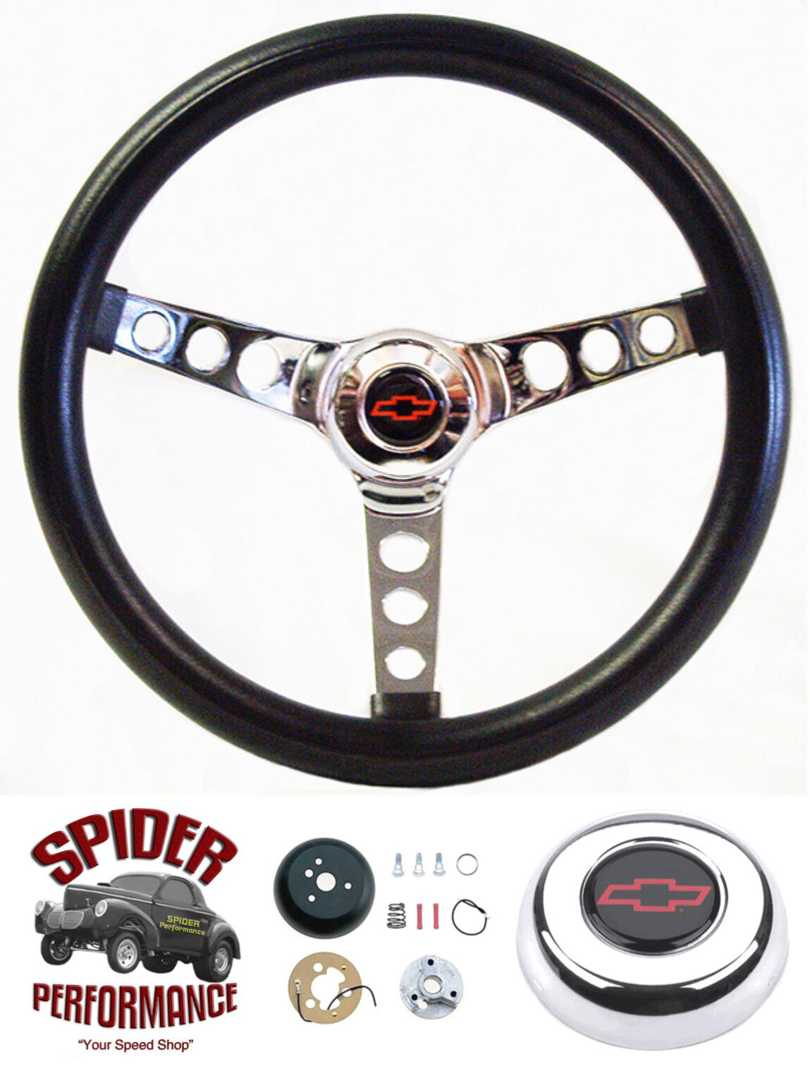 1982-1994 S-10 pickup Blazer steering wheel RED BOWTIE 13 1/2\
