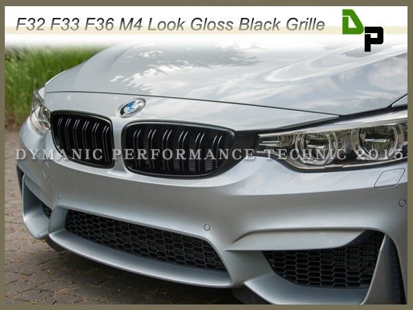BMW M4 Sport Look Gloss Black Front Grille Grill For F32/F33/F36 428i 435i 14-15