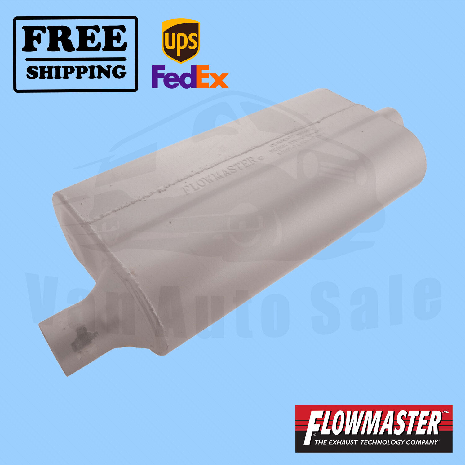 Exhaust Muffler FlowMaster for 1970 Plymouth Duster