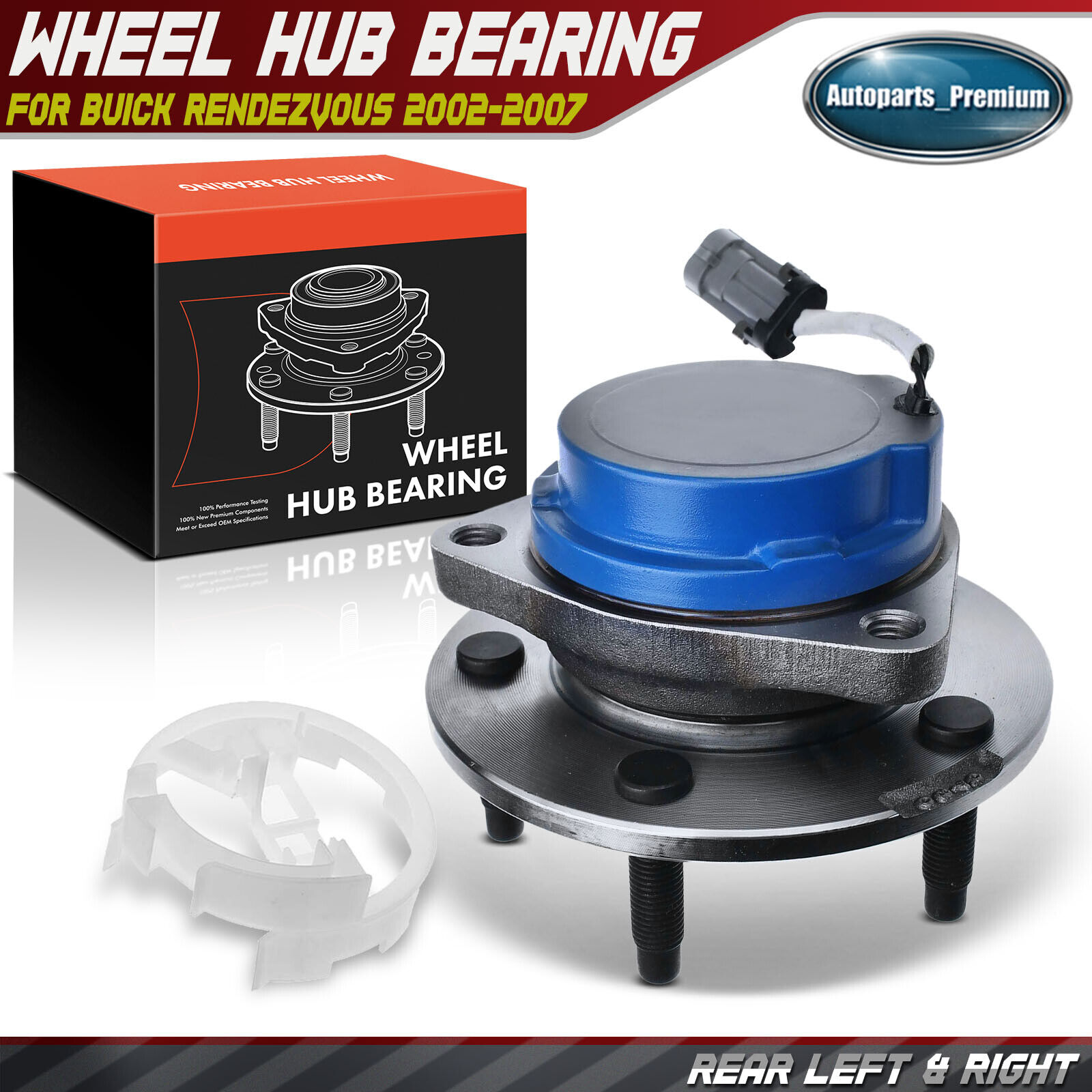 Rear Wheel Hub Bearing Assembly for Buick Rendezvous 2002-2007 4-Wheel ABS FWD