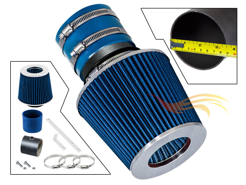 BLUE RW Racing Air Intake Kit+Filter For 00-04 Spectra 1.8L/05-09 Spectra 5 2.0L