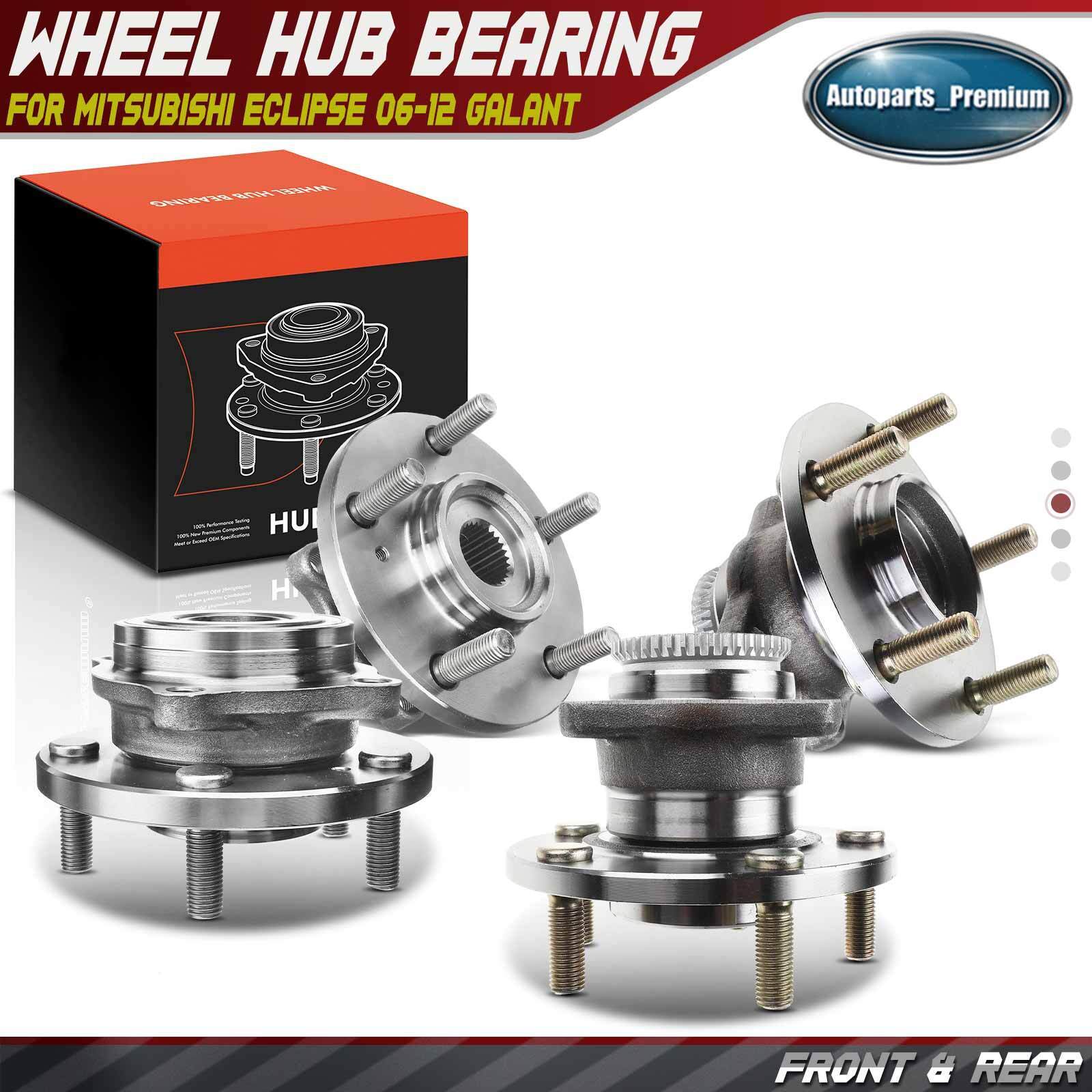 4x Front and Rear Wheel Hub Bearing Assembly for Mitsubishi Eclipse 06-12 Galant